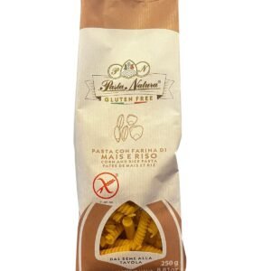 FUSILLI  SIN GLUTEN 250 GR PASTA NATURA-ITALIA