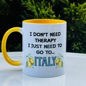 TAZA GO TO ITALY GIALLO