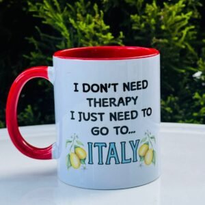 TAZA GO TO ITALY ROJA