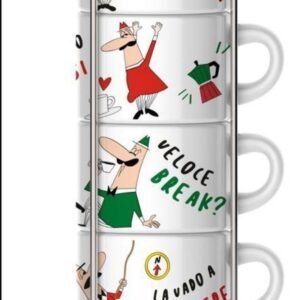 SET 6 TAZAS APILABLES BIALETTI