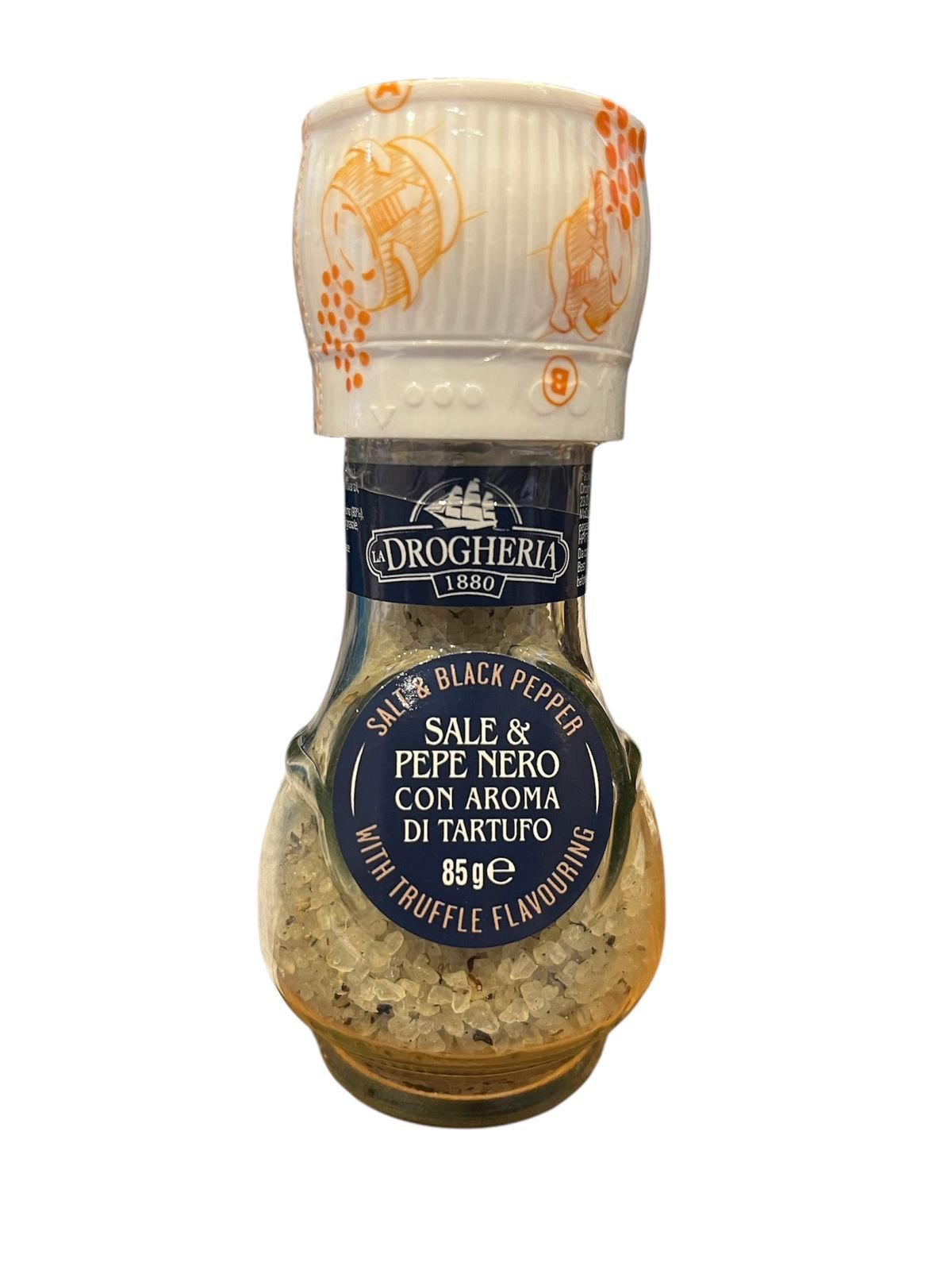 SAL MARINA CON PIMIENTA E TRUFA CON MOLINILLO LA DROGHERIA 45 GR