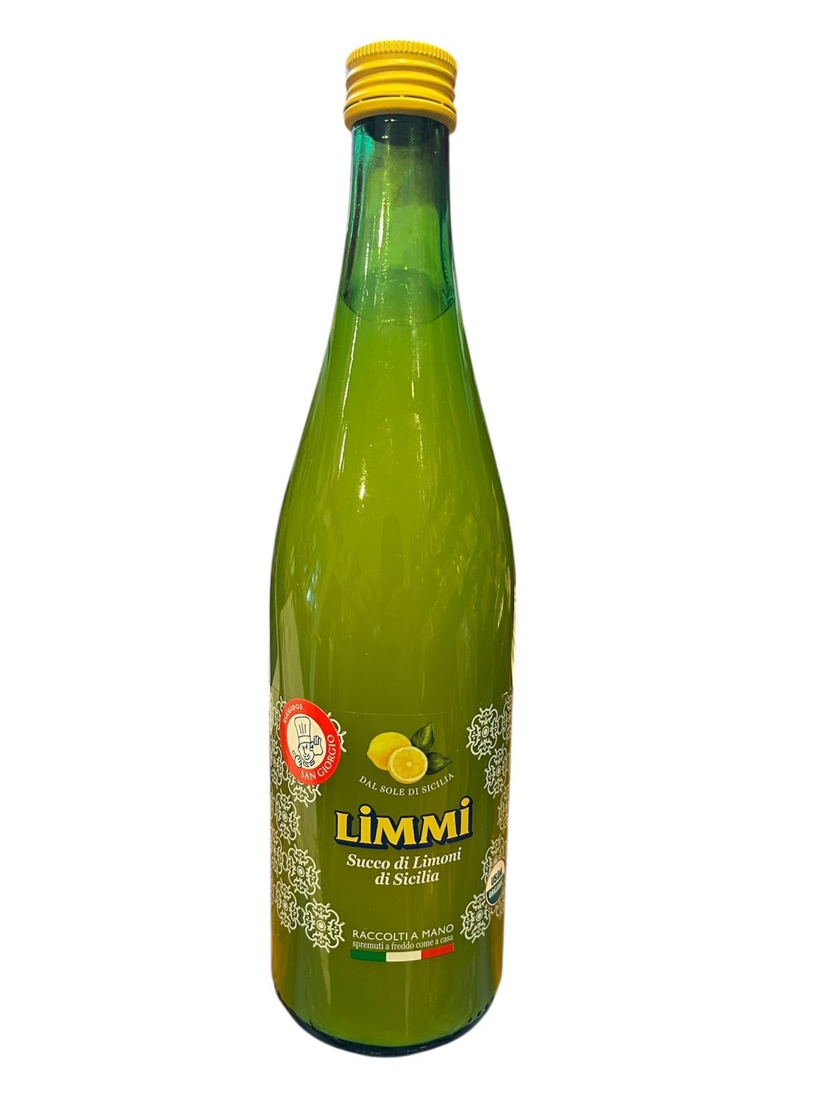 JUGO DE LIMON ORGANICO DE SICILIA 500 ML LIMMI -ITALIA