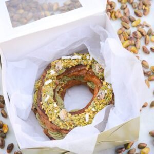 ROSCA PASCUA CHICA  PISTACHO Y CHOCOLATE BLANCO