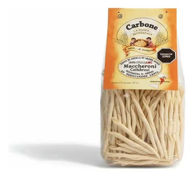 MACCHERONI CARBONE POR 500 GR