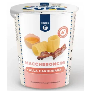 AMA A LA  PASTA MACCHERONCINI ALLA CARBONARA FORMIA
