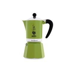 CAFETERA RAINBOW 3 TAZAS VERDE CLARO BIALETTI
