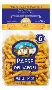 COMBO 3X2  PAESE FUSILLI N 34  X 500 GR