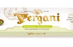 TURRON BLANDO CON ALMENDRAS Y PISTACHOS 200 GR VERGANI