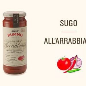 SALSA ALL ARRABIATA 340 GR RUMMO