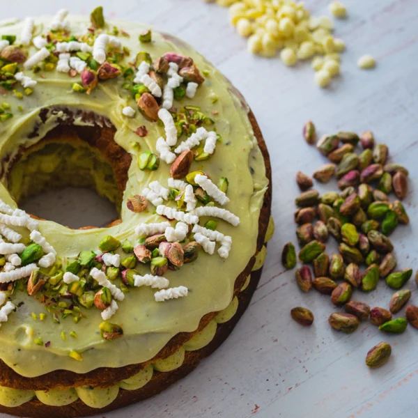 ROSCA DE PISTACHO Y CHOCOLATE BLANCO- EDICIÒN PASCUAS - CON RESERVA