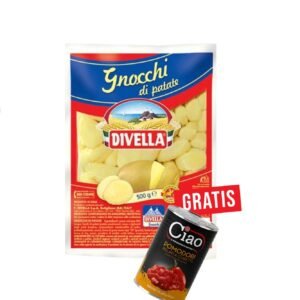 1 KG ÑOQUIS DEL 29 DIVELLA + POMODORI CUBETTI 400 GR