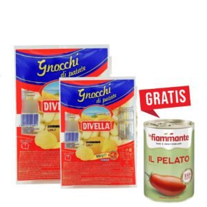1 KG ÑOQUIS DEL 29 DIVELLA + PELATI LA FIAMMANTE x 400 GR