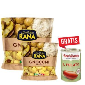 1 KG ÑOQUIS DEL 29- ÑOQUIS RANA 800 GR + GRATIS PELATI LA FIAMMANTE 400 GR