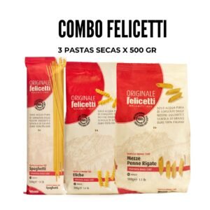 COMBO PASTA FELICETTI X 3 UNI. 500 GR -ITALIA