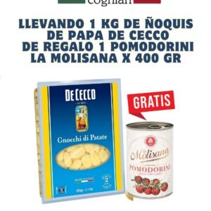 1 KG ÑOQUIS DEL 29- ÑOQUIS DE CECCO  + POMODORI PELATI 400 GR GRATIS