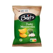 SNACK PAPA FRITAS BRETS SABOR PESTO Y MUZZA  125 GR FRANCIA