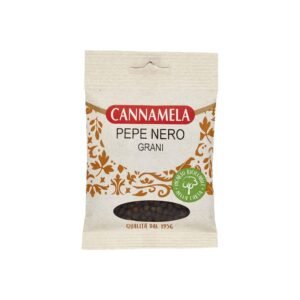 PIMIENTA NEGRA EN GRANO BOLSA 40 GR CANNAMELA - ITALIA