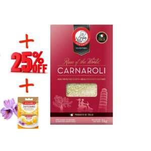 1 KG DE ARROZ CARNAROLI SAN GIORGIO + AZAFRAN CANNAMELA GRATIS