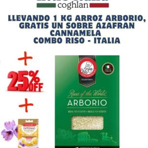 1 KG DE ARROZ ARBORIO SAN GIORGIO + AZAFRAN CANNAMELA GRATIS