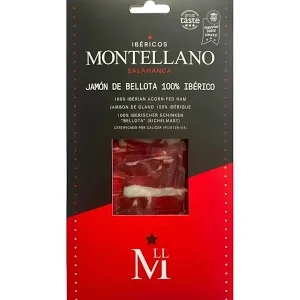 JAMON IBERICO DE BELLOTA  X 80 GR - MONTELLANO ESPAÑA