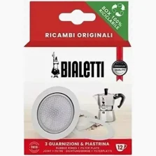 REPUESTO BIALETTI GUARNIZIONE E PIASTRINA 12 TZ