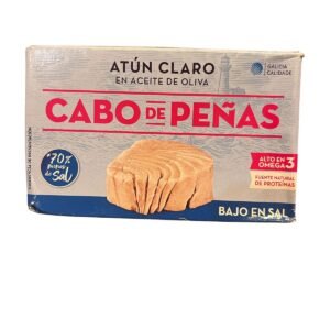 ATUN CLARO EN ACEITE DE OLIVA 111 GR CABO DE PEÑAS -ESPAÑA
