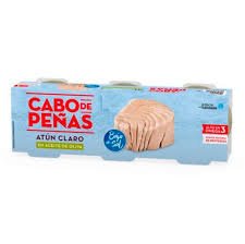ATUN CLARO EN ACEITE DE OLIVA 210 GR CABO DE PEÑAS -ESPAÑA
