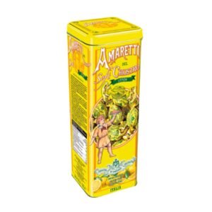 AMARETTI LIMONE TOWER TIN SOFT LATA GIALLO 180 GR