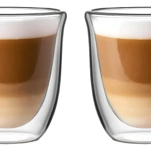 TAZAS FIRENZE 2 X 200 ML VIDRIO BIALETTI