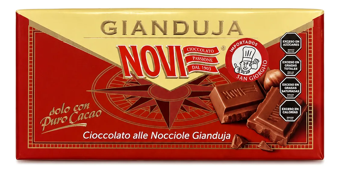 CHOCOLATE ITALIANO NOVI GIANDUJA 100 GR
