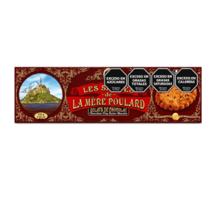 GALLETAS DE MANTECA  LES PALETS DE LA MERE POULARD CHIP DE CHOCOLATE X 125 GR 16 U -FRANCIA