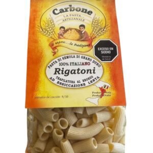 RIGATONI CARBONE X 500 GR
