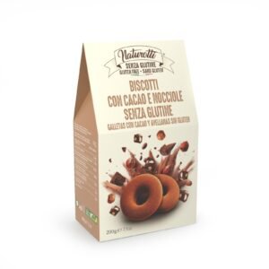 GALLETITAS BISCOTTI CACAO E NOCCIOLE 200 GR SIN GLUTEN