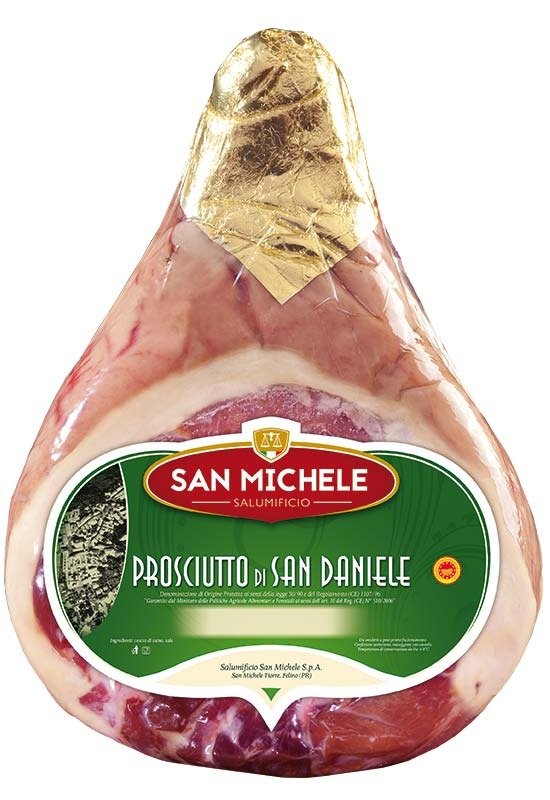 Jamón crudo deshuesado San Danielle x 8 kg - San Michele Salumificio - Consultar