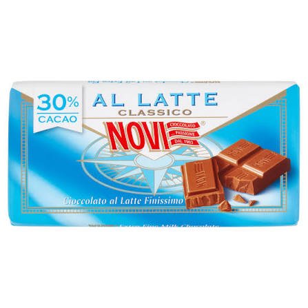 CHOCOLATE ITALIANO NOVI AL LATTE FINISSIMO 100 GR