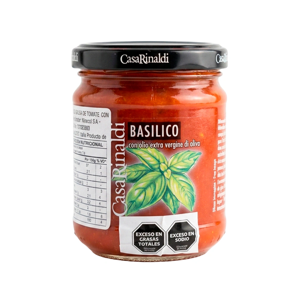 SALSA BASILICO CASA RINALDI 190 GR
