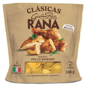 RAVIOLI RANA DE POLLO Y ROMERO X 250 GR