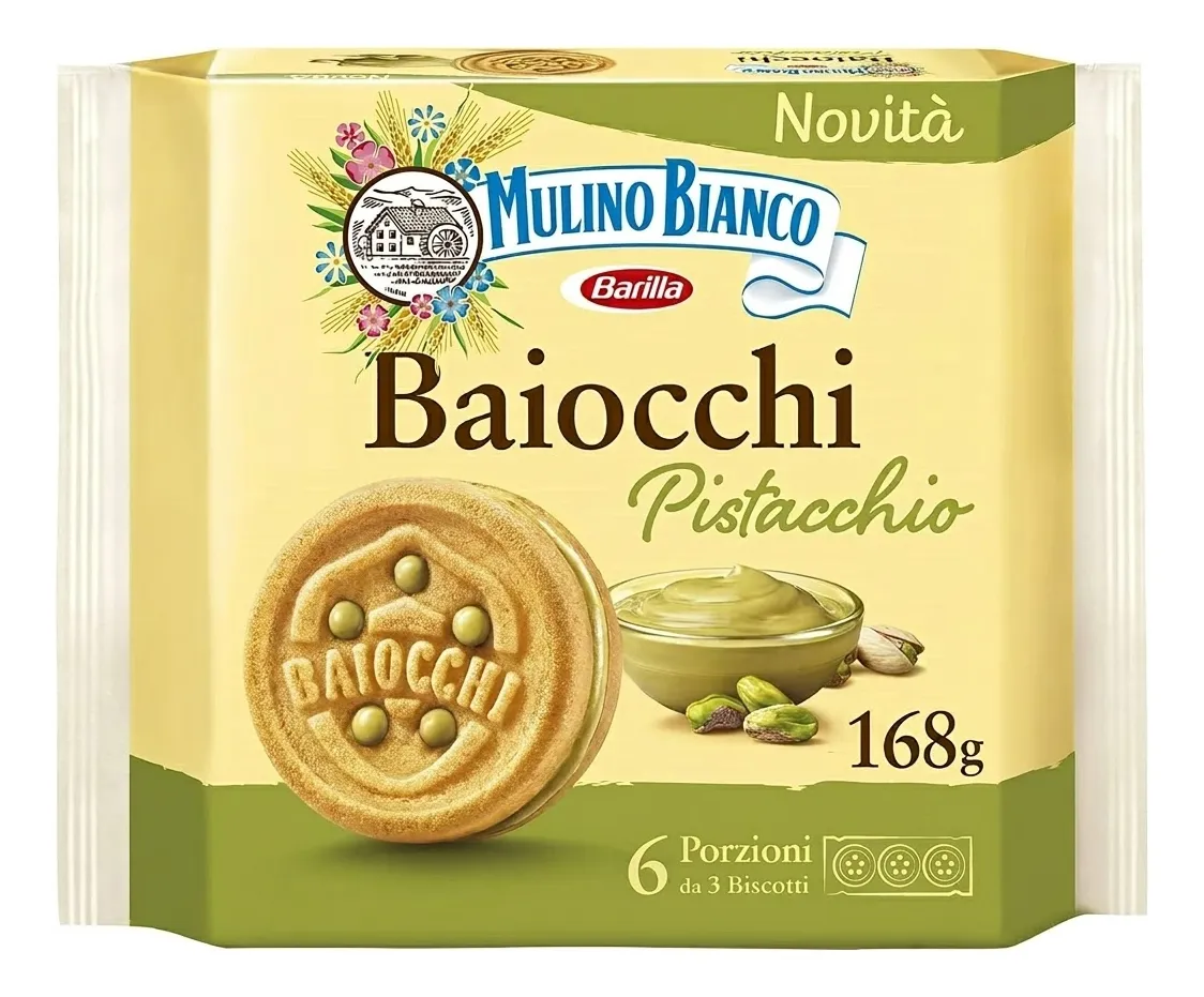 BISCOTTI BAIOCCHI PISTACCHIO - 178 GR MULINO BIANCO