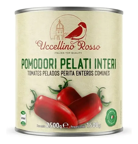 POMODORI PELATI UCELLINO ROSSO 2.5 KG