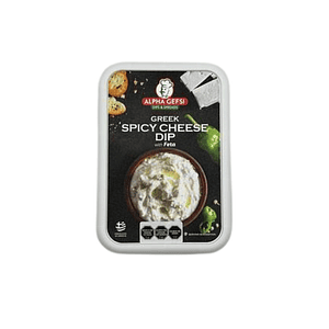 DIP DE QUESO FETA GRIEGO Y PIMIENTOS PICANTESX 150 GR ALPHA -GRECIA
