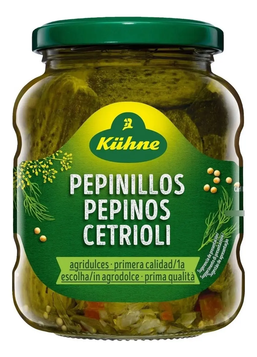 PEPINOS CETRIOLI PEPINILLOS KUHNE