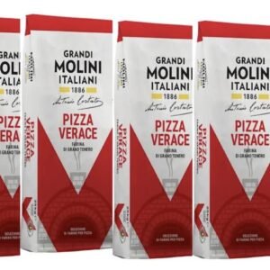 HARINA 00 PACK X 4 KG PARA PIZZA GRANDI MOLINI ITALIANI