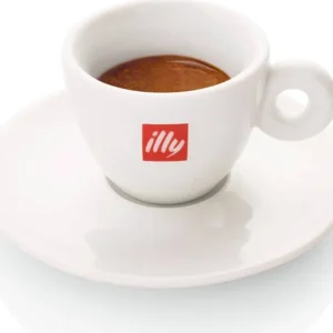 TAZINA ILLY + PLATO  CAP 40 CC RISTRETO  -ILLY ART -ITALIA