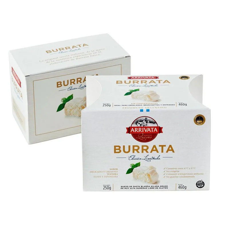 BURRATA ARRIVATA 250 GR EDICION LIMITADA