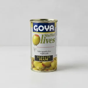 ACEITUNA VERDE CON JAMON SERRANO 149 GR GOYA
