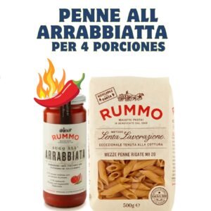 COMBO PENNE ALL ARRABBIATTA PER 4 PORZIONE