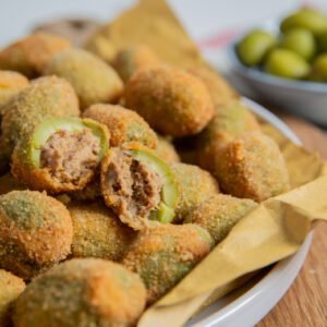 ACEITUNAS A LA ASCOLANA POTE POR 5 UN.- EDICION DIA DE LA MADRE-