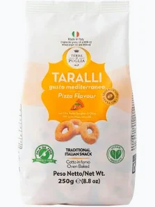 TARALLI GUSTO MEDITERRANEO X 250 GR TERRE DI PUGLIA